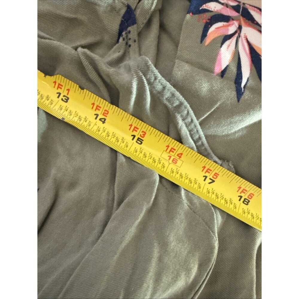 A New Day Women's Green Tropical Spaghetti Strap Dress L - Picture 8 of 9